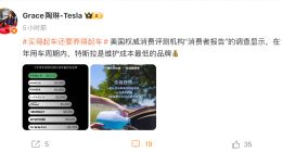 特斯拉陶琳：10年用車周期內 特斯拉維護成本最低